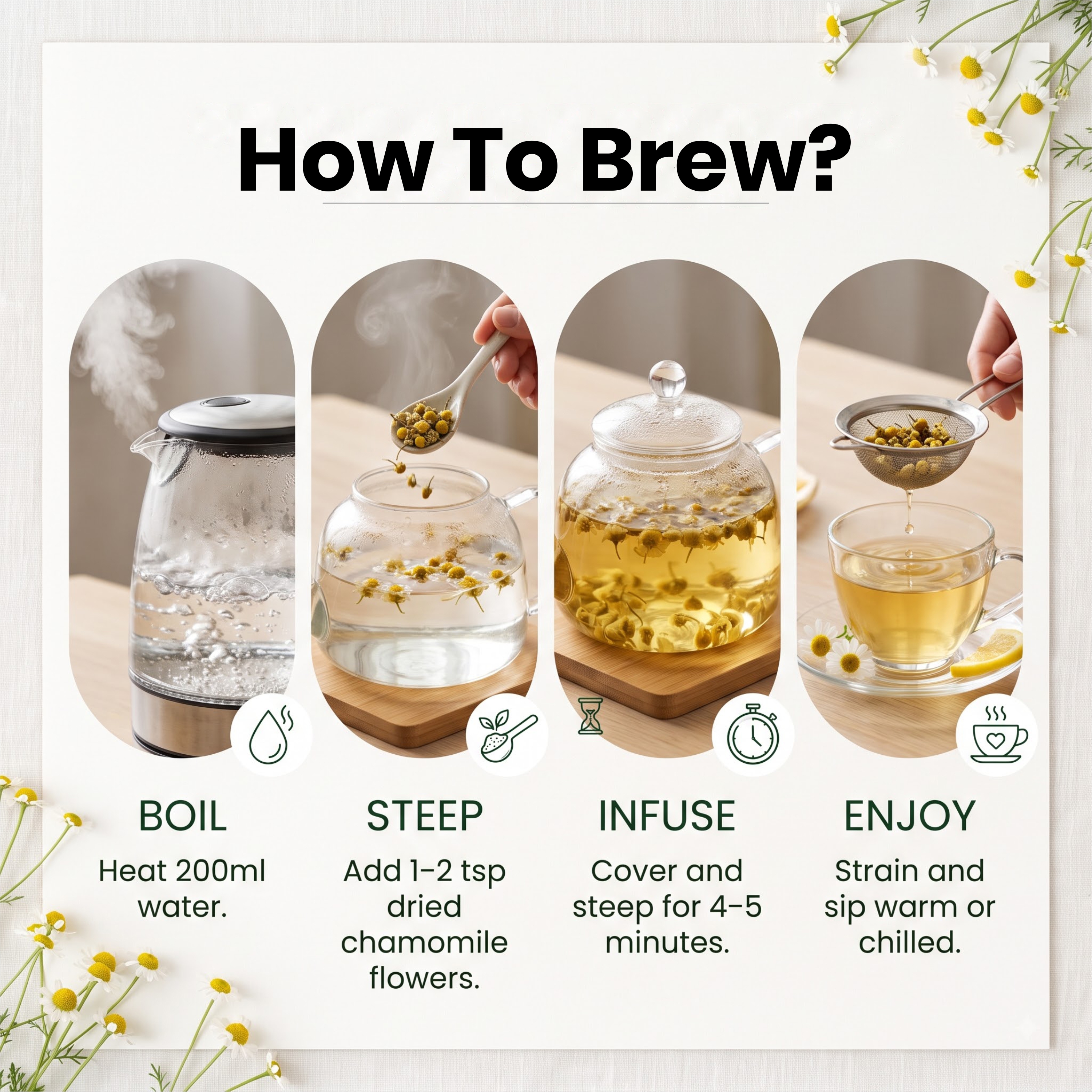 Chamomile Flower Tea thumbnail 7