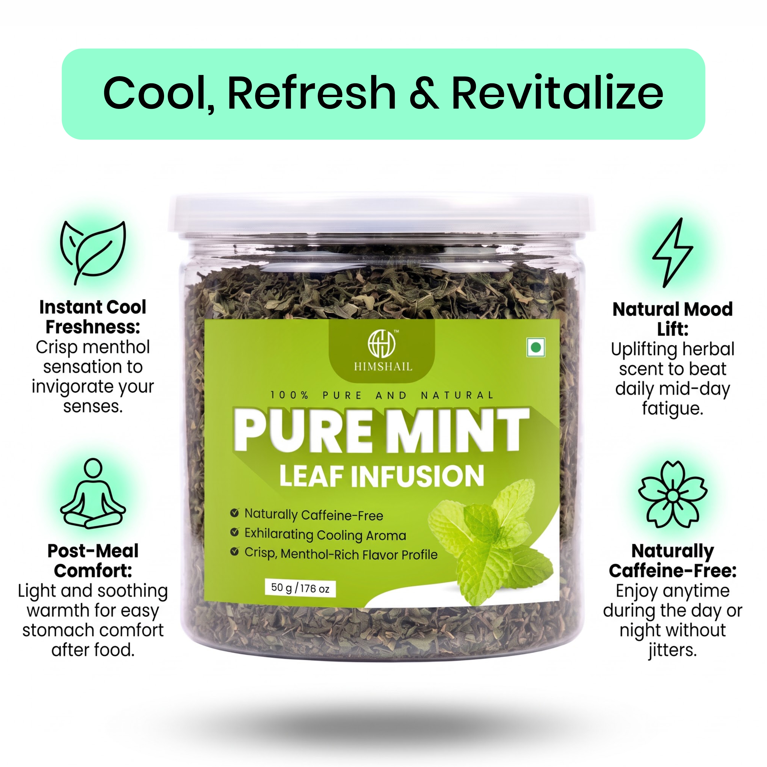 Spearmint Peppermint Herbal Infusion thumbnail 5