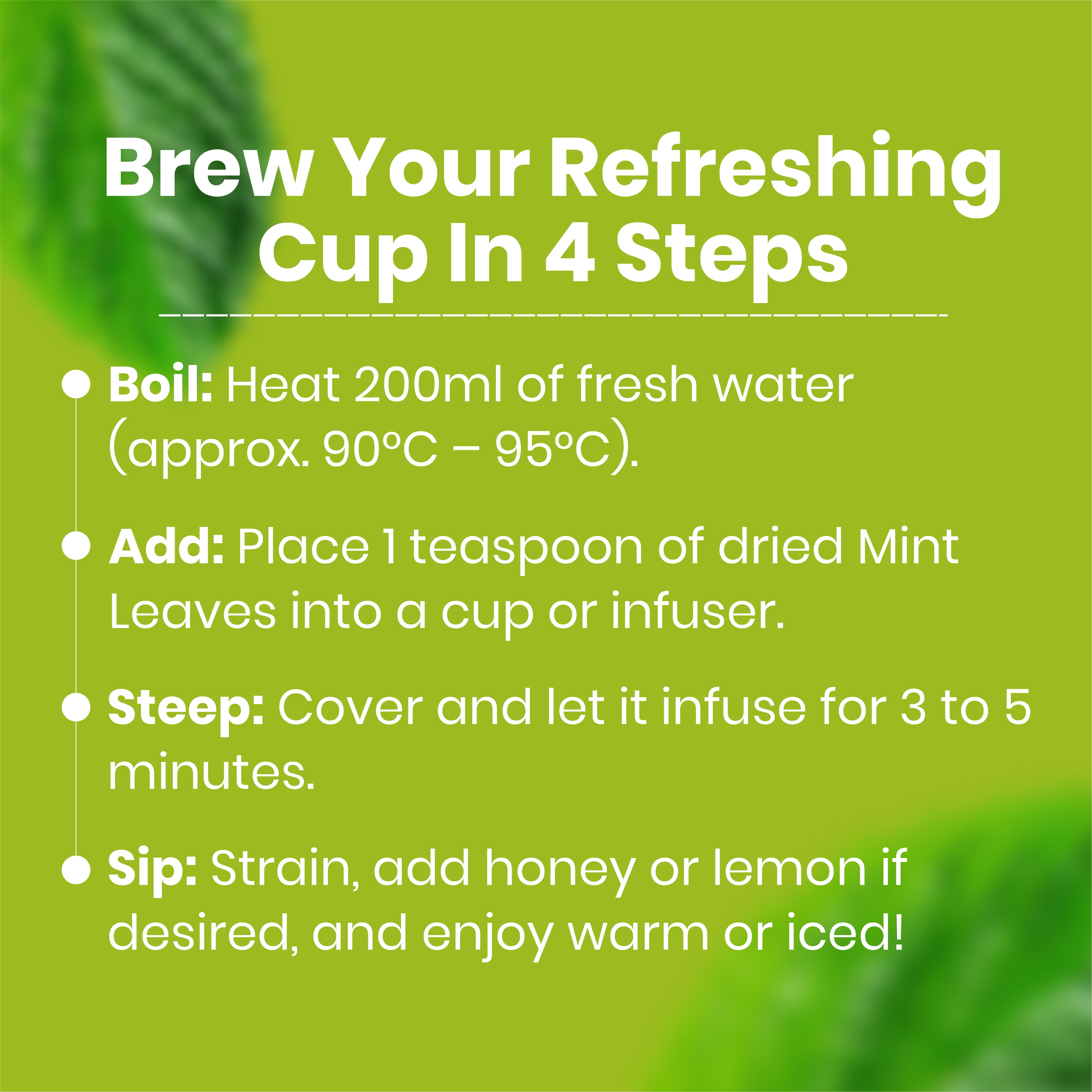 Spearmint Peppermint Herbal Infusion thumbnail 6