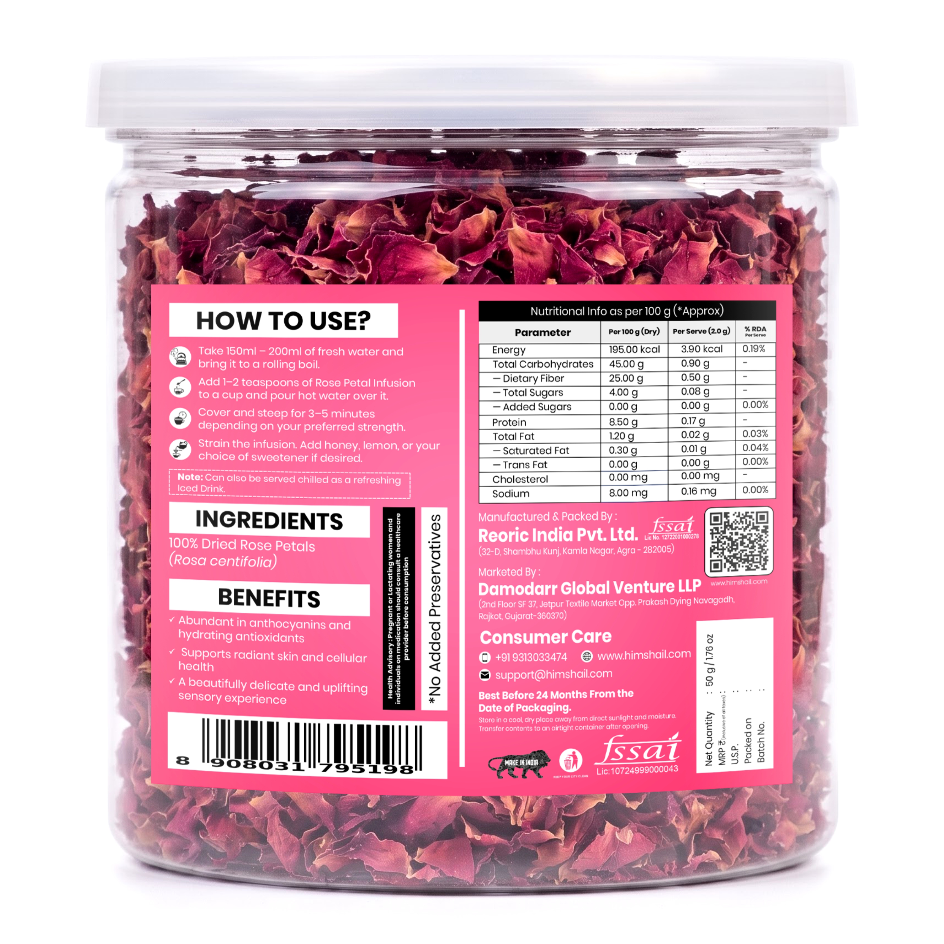 Rose Petal Herbal Infusion alternate view