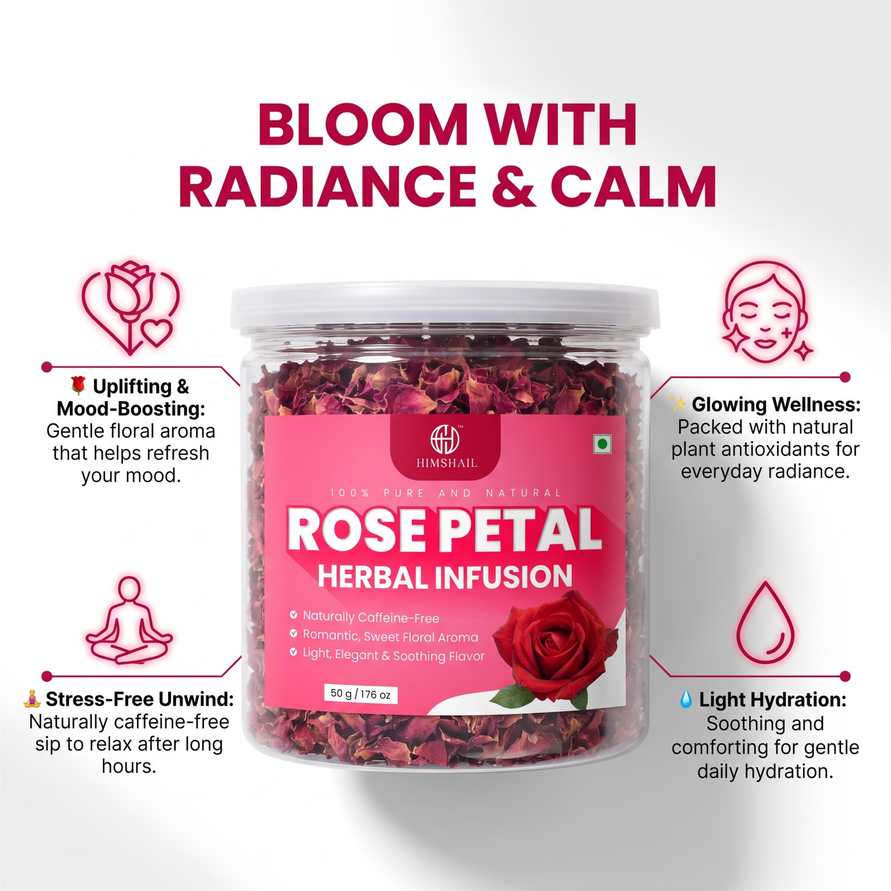 Rose Petal Herbal Infusion thumbnail 5