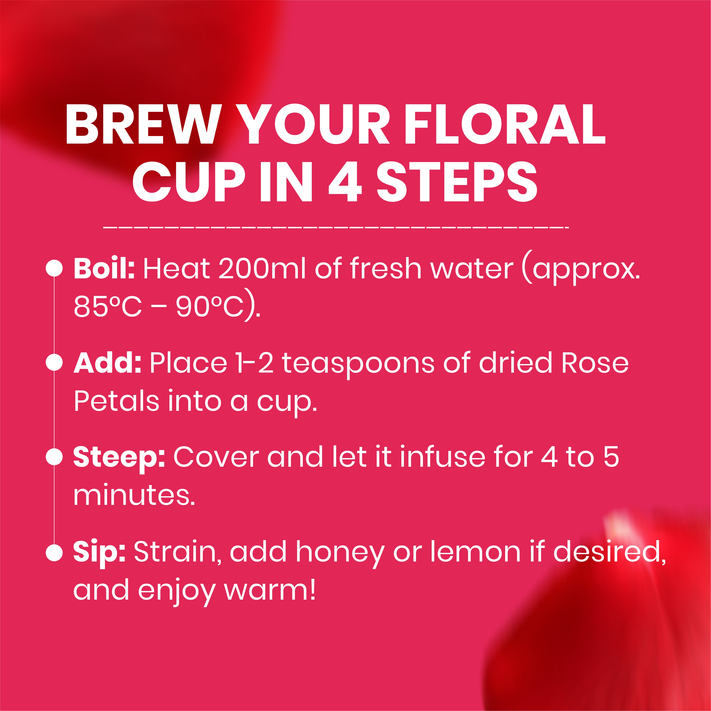 Rose Petal Herbal Infusion thumbnail 6
