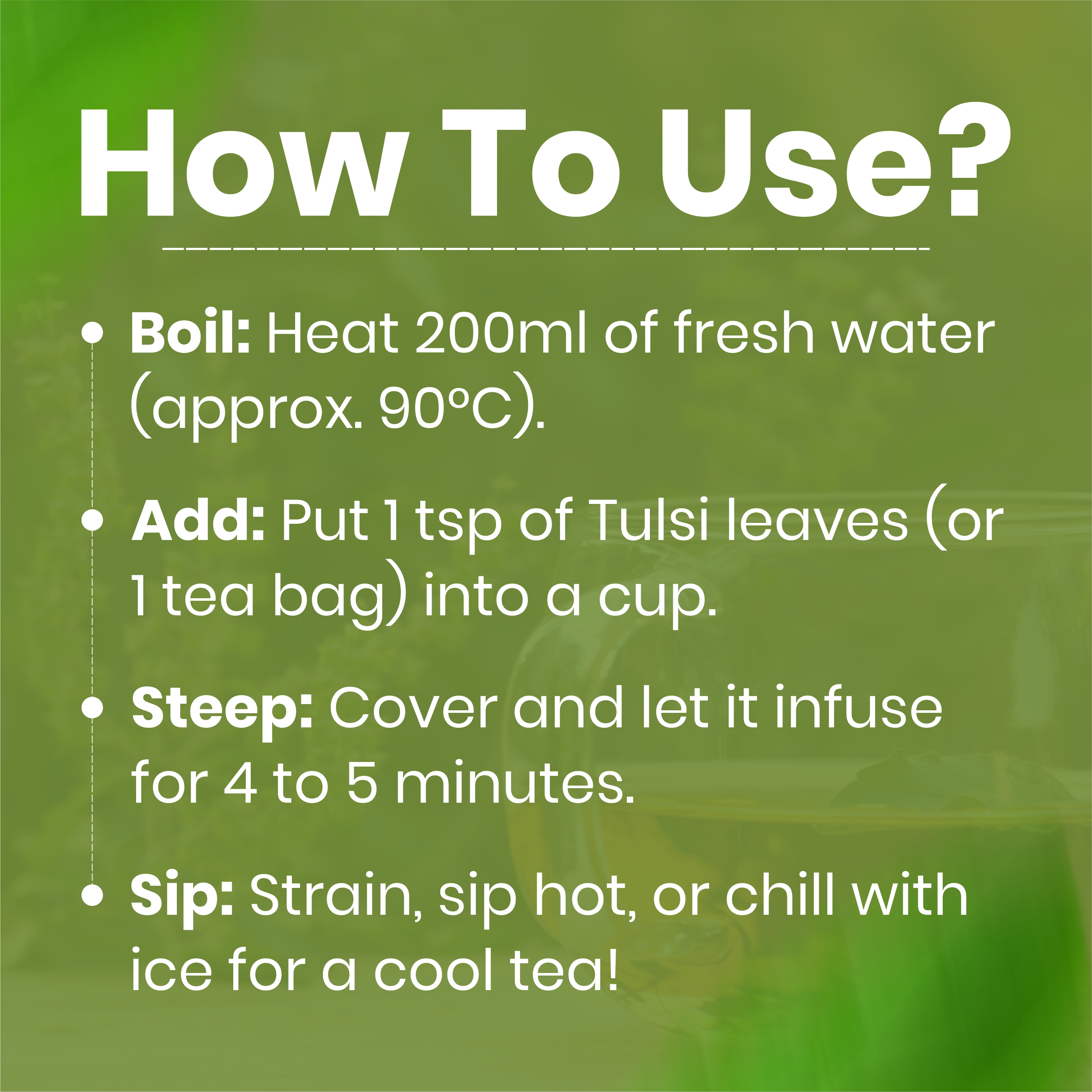 Tulsi Holy Basil Herbal Infusion thumbnail 5